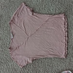 Sweet Pink Scalloped crop